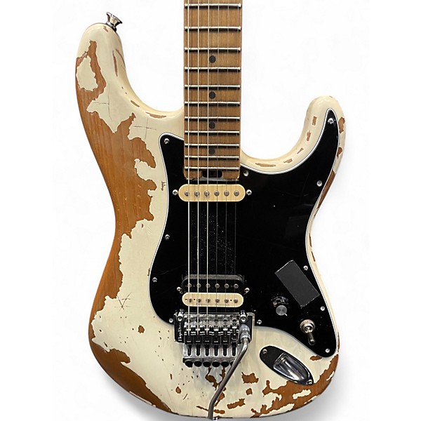 Used Charvel HENRIK DANHAGE LIMITED EDITION SIGNATURE PRO-MOD WHITE RELIC Solid Body Electric Guitar