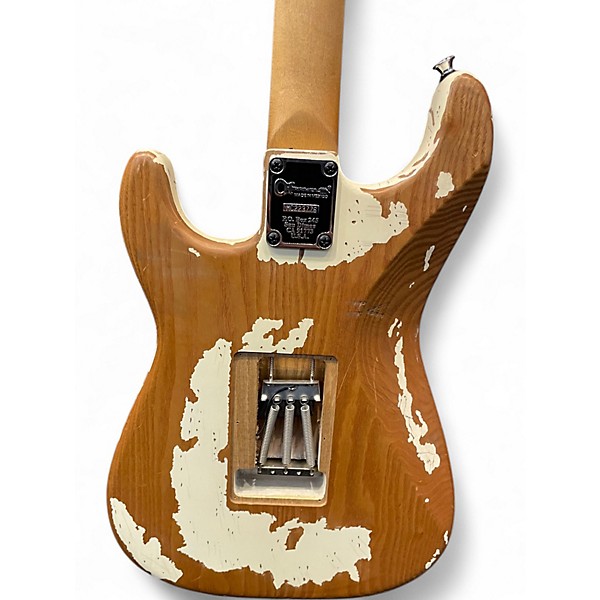 Used Charvel HENRIK DANHAGE LIMITED EDITION SIGNATURE PRO-MOD WHITE RELIC Solid Body Electric Guitar