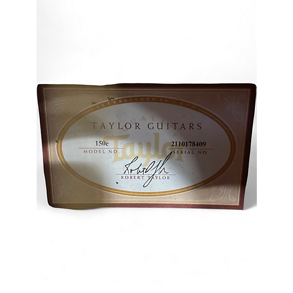 Used Taylor 150E Natural 12 String Acoustic Guitar