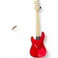 Used Squier mini precision bass red Electric Bass Guitar