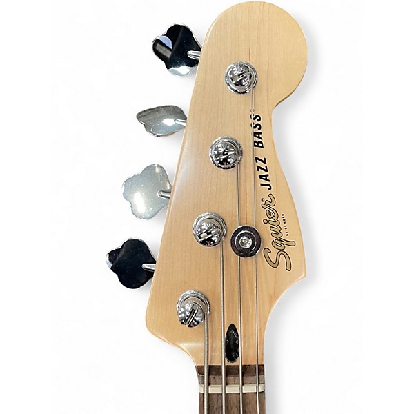 Used Squier Affinity Jazz Bass Burgundy Mist Electric Bass Guitar