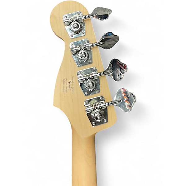 Used Squier Affinity Jazz Bass Burgundy Mist Electric Bass Guitar