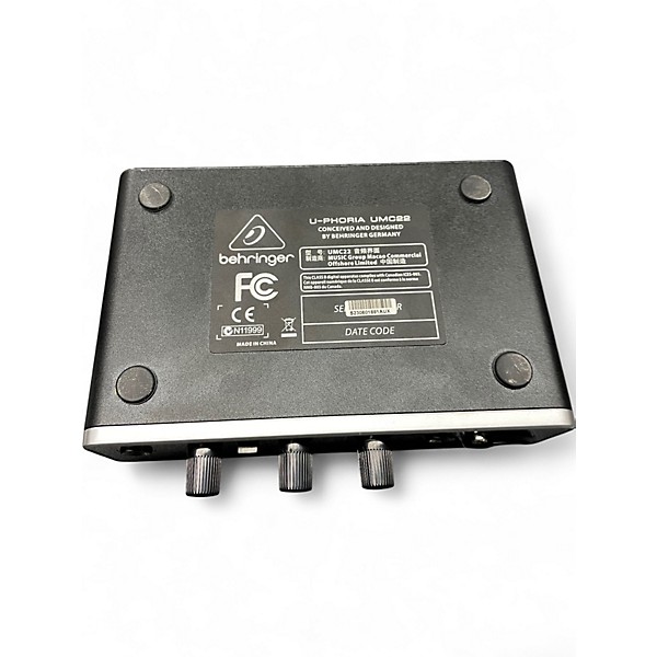 Used Behringer U-Phoria UMC22 Audio Interface