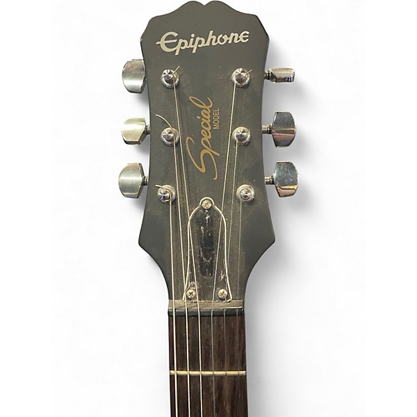 Used Epiphone Les Paul Special P90S WORN EBONY Solid Body Electric Guitar