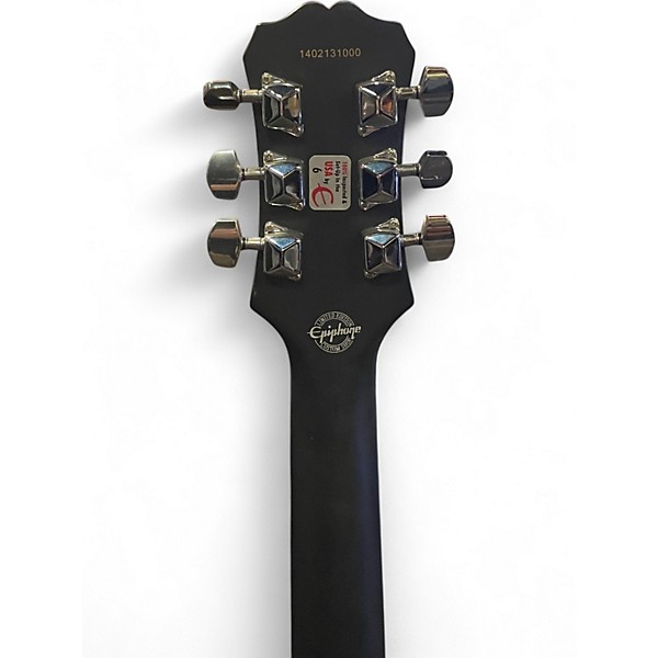 Used Epiphone Les Paul Special P90S WORN EBONY Solid Body Electric Guitar