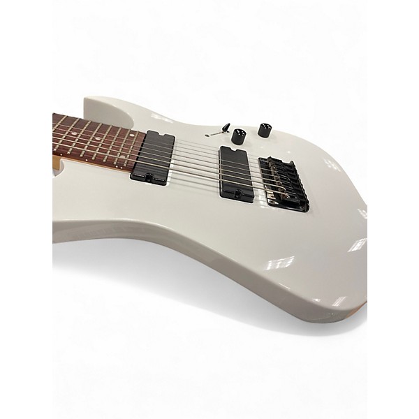 Used Ibanez RG8 8 String White Solid Body Electric Guitar