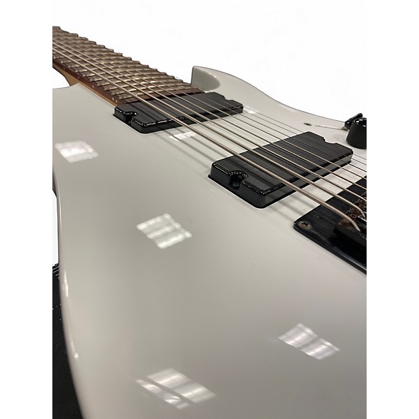 Used Ibanez RG8 8 String White Solid Body Electric Guitar
