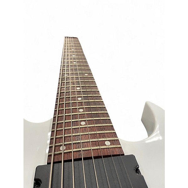 Used Ibanez RG8 8 String White Solid Body Electric Guitar
