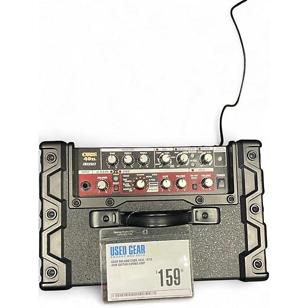 Used Roland Cube 40XL 1x10 40W Guitar Combo Amp