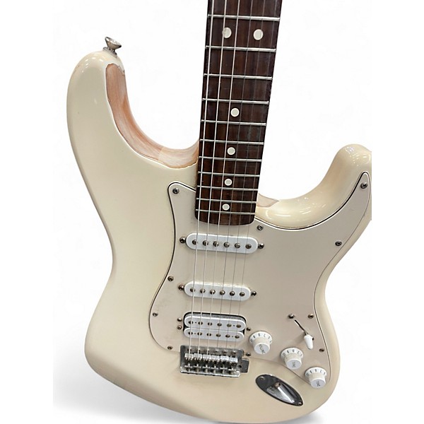 Used Fender STRATOCASTER Alpine White Solid Body Electric Guitar