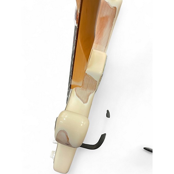 Used Fender STRATOCASTER Alpine White Solid Body Electric Guitar