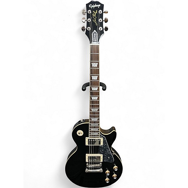 Used Epiphone Les Paul Standard 60's Ebony Solid Body Electric Guitar