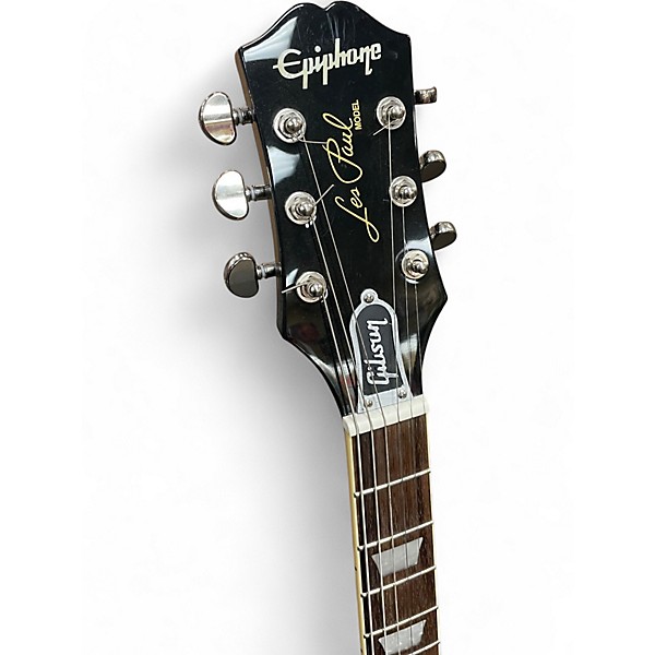 Used Epiphone Les Paul Standard 60's Ebony Solid Body Electric Guitar