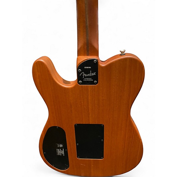 Used Fender American Acoustasonic Telecaster Natural Acoustic Electric Guitar