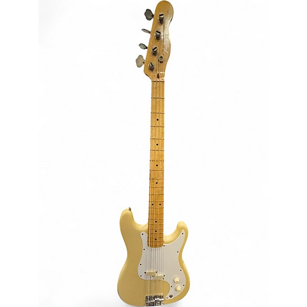 Vintage 1983 Fender BULLET BASS DELUXE White Electric Bass Guitar
