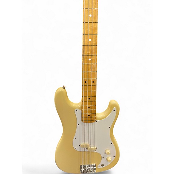 Vintage 1983 Fender BULLET BASS DELUXE White Electric Bass Guitar