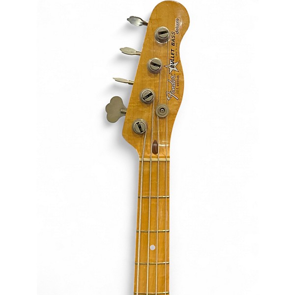 Vintage 1983 Fender BULLET BASS DELUXE White Electric Bass Guitar