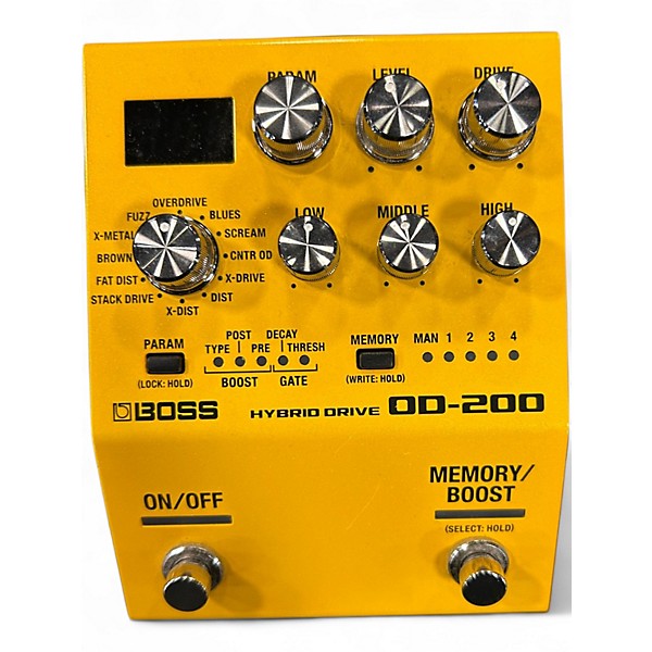 Used BOSS OD200 Effect Pedal