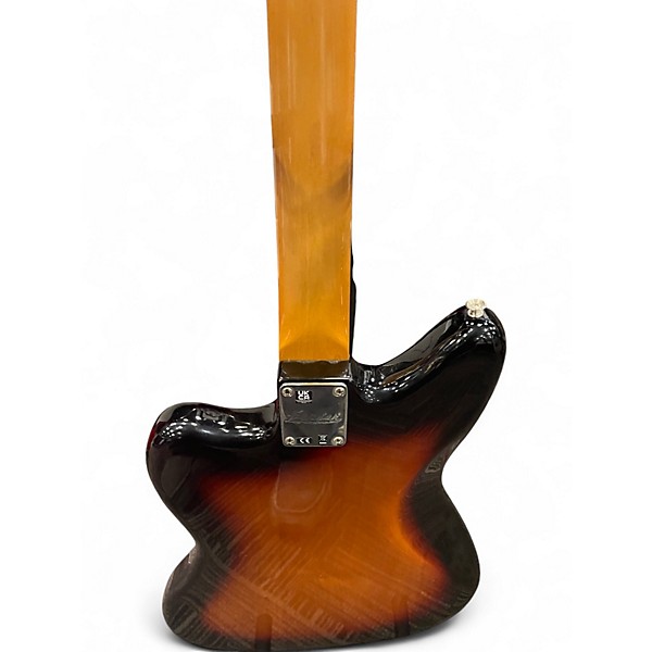 Used Fender KURT COBAIN JAGUAR NOS RW 3TSB 3 Tone Sunburst Solid Body Electric Guitar