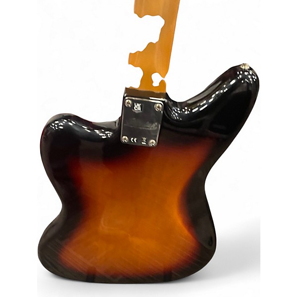 Used Fender KURT COBAIN JAGUAR NOS RW 3TSB 3 Tone Sunburst Solid Body Electric Guitar