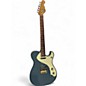 Used 2023 Veritas Texas Miracle Pro Series Land Rover Blue Solid Body Electric Guitar thumbnail