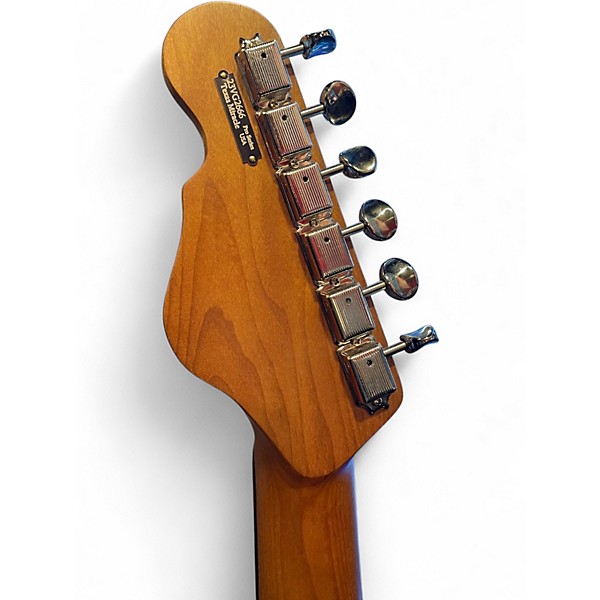 Used 2023 Veritas Texas Miracle Pro Series Land Rover Blue Solid Body Electric Guitar