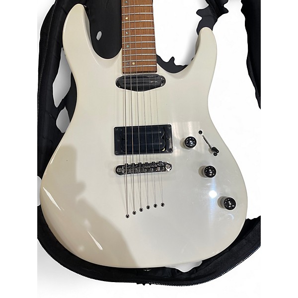 Used Mitchell MD200 Pearl White Solid Body Electric Guitar