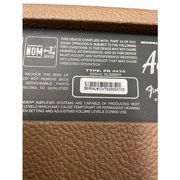 Used Fender acoustisonic 40 Guitar Power Amp