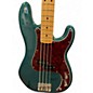 Used Fender Standard Precision Bass Sherwood Green Metallic Electric Bass Guitar