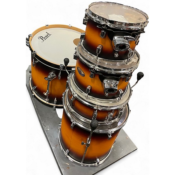 Used Pearl 5 Piece Decade Maple Satin Amburst Drum Kit