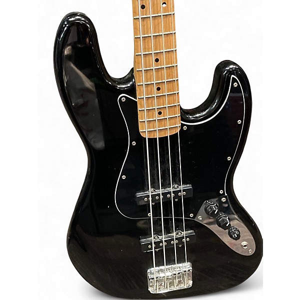 Used Squier Affinity Jazz Bass Black Electric Bass Guitar