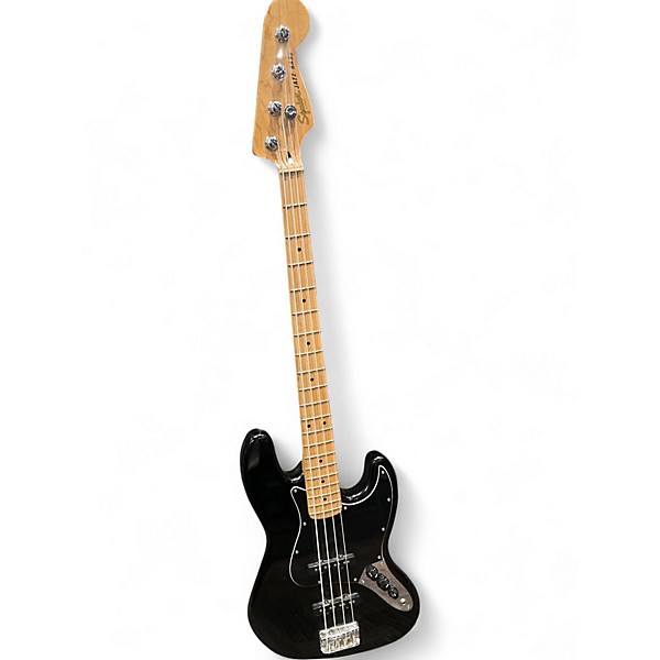 Used Squier Affinity Jazz Bass Black Electric Bass Guitar