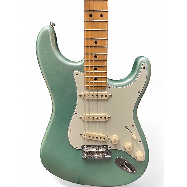 Used 2022 Fender American Professional II Stratocaster MYSTIC SURF GREEN Solid Body Electric Guitar