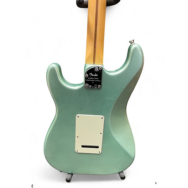 Used 2022 Fender American Professional II Stratocaster MYSTIC SURF GREEN Solid Body Electric Guitar