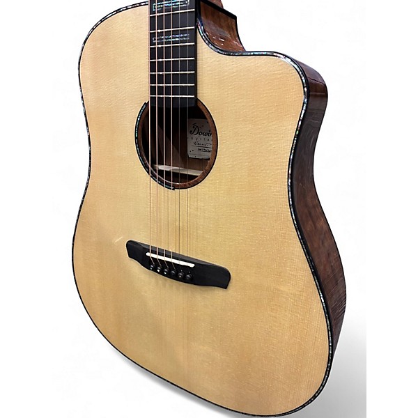 Used Dowina DW- WALNUT Natural Acoustic Guitar