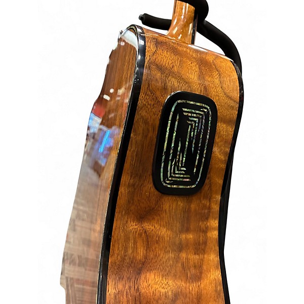 Used Dowina DW- WALNUT Natural Acoustic Guitar