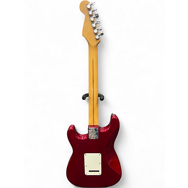 Used Fender FSR Standard Stratocaster Candy Apple Red Solid Body Electric Guitar
