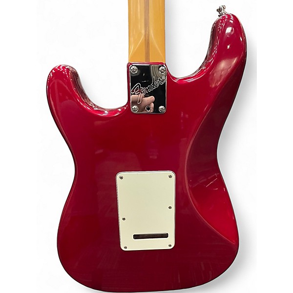 Used Fender FSR Standard Stratocaster Candy Apple Red Solid Body Electric Guitar