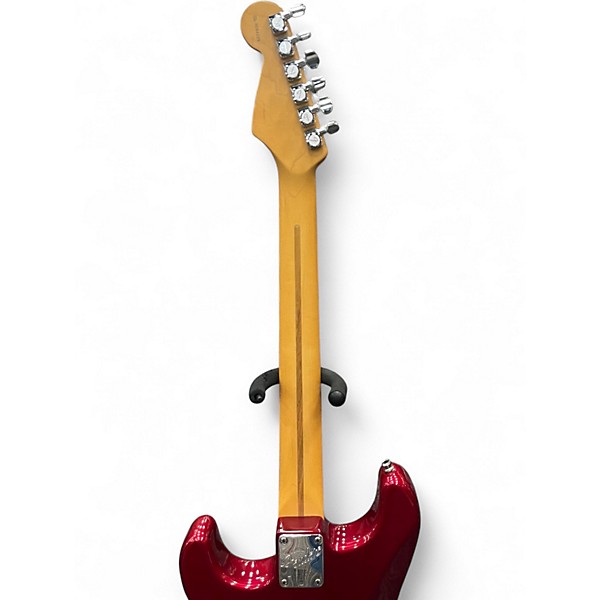 Used Fender FSR Standard Stratocaster Candy Apple Red Solid Body Electric Guitar