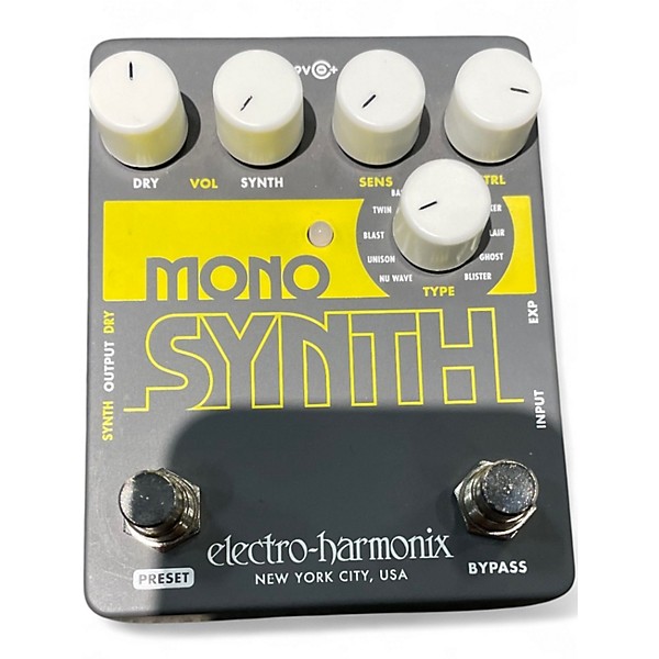 Used Electro-Harmonix Guitar Mono Synth Effect Pedal