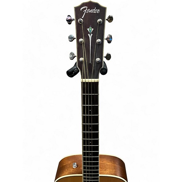 Used Fender PARAMOUNT PM-TE NATURAL Acoustic Electric Guitar