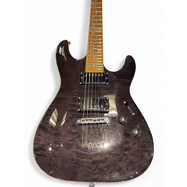 Used Schecter Guitar Research C1 Classic Trans Gray Solid Body Electric Guitar