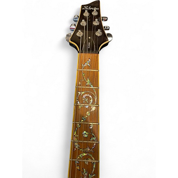 Used Schecter Guitar Research C1 Classic Trans Gray Solid Body Electric Guitar