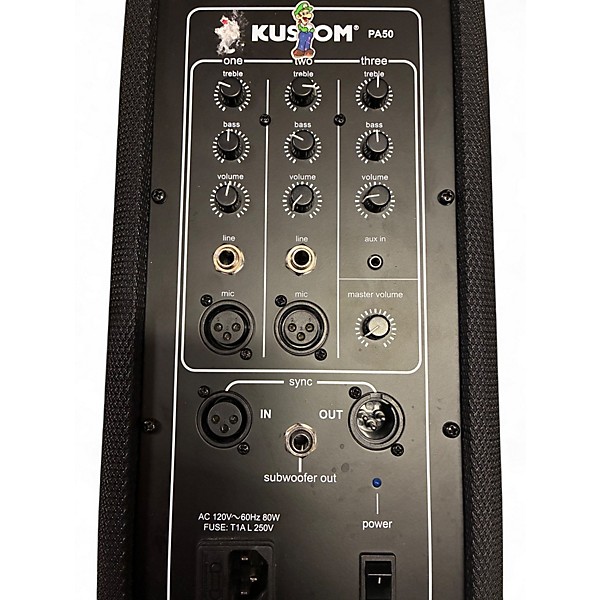 Used Kustom PA PA50 Powered Speaker