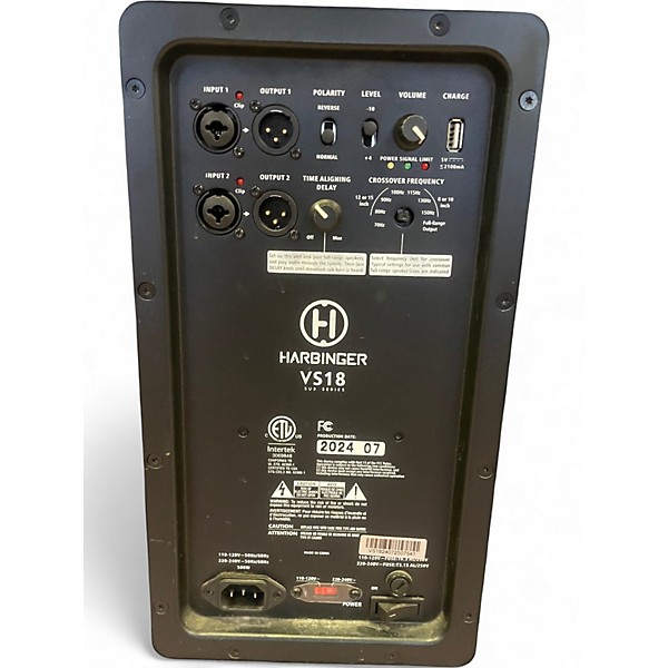 Used Harbinger VS18 Powered Subwoofer