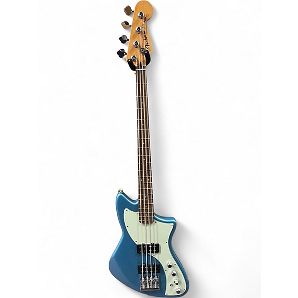 Used Fender Player Plus Meteora Bass Metallic Aqua Marine Electric Bass Guitar