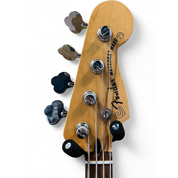 Used Fender Player Plus Meteora Bass Metallic Aqua Marine Electric Bass Guitar