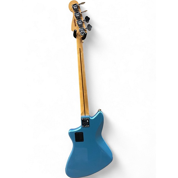Used Fender Player Plus Meteora Bass Metallic Aqua Marine Electric Bass Guitar