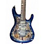 Used Ibanez S1070PBZ BLUE BURL Solid Body Electric Guitar