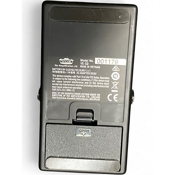 Used VOX Silk Drive Effect Pedal